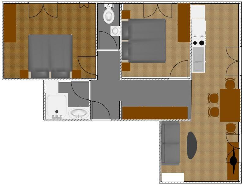 Apartments Haus Schoen - Preise Inclusive Pitztal Sommer Card Jerzens Szoba fotó
